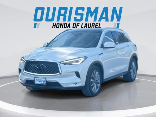 Majestic White 2022 INFINITI QX50 LUXE AWD