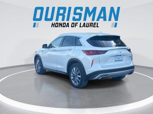 Majestic White 2022 INFINITI QX50 LUXE AWD