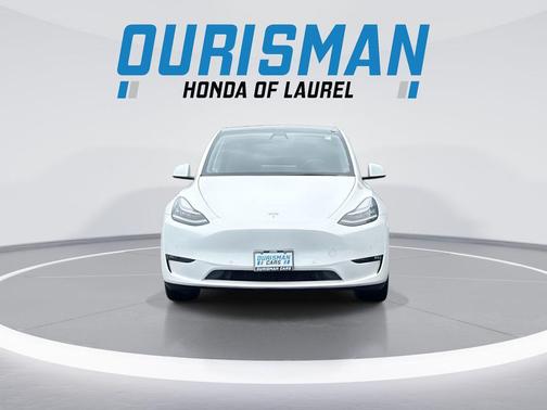 Pearl White Multi-Coat 2021 Tesla Model Y Long Range Dual Motor All-Wheel Drive