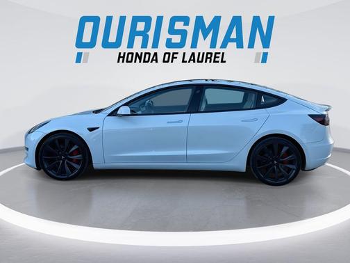 Solid Black 2020 Tesla Model 3 Performance