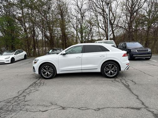 Glacier White 2021 Audi Q8 55 Premium Plus