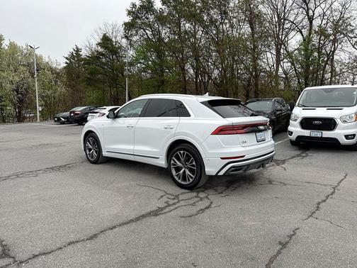 Glacier White 2021 Audi Q8 55 Premium Plus