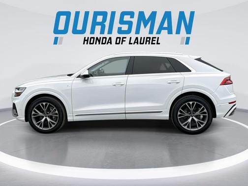 Glacier White 2021 Audi Q8 55 Premium Plus
