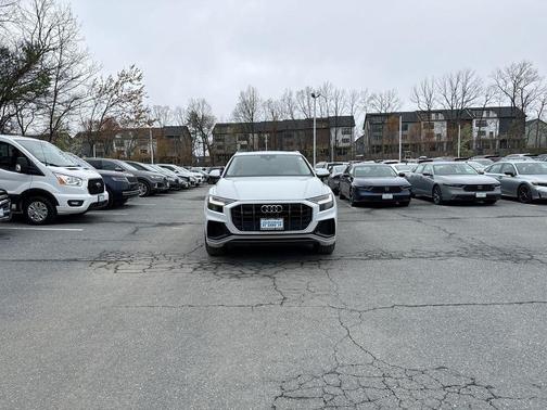 Glacier White 2021 Audi Q8 55 Premium Plus