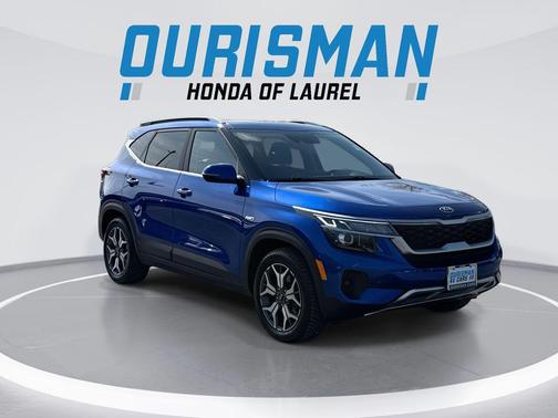 Neptune Blue 2021 Kia Seltos EX