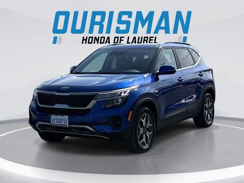 Neptune Blue 2021 Kia Seltos EX