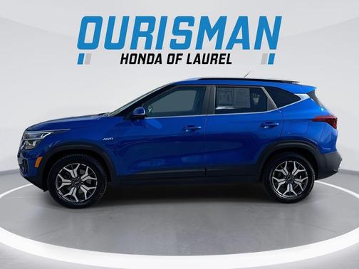 Neptune Blue 2021 Kia Seltos EX