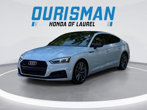 Glacier White 2019 Audi A5 45 Premium