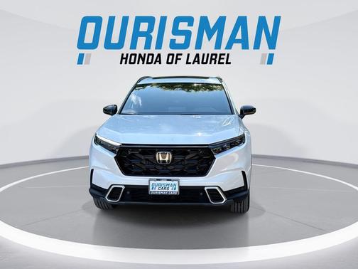 Platinum White Pearl 2026 Honda CR-V Hybrid Sport Touring AWD