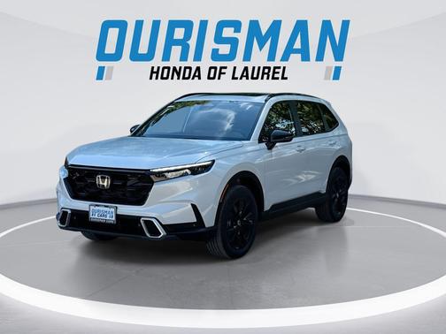 Platinum White Pearl 2026 Honda CR-V Hybrid Sport Touring AWD