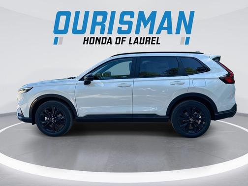 Platinum White Pearl 2026 Honda CR-V Hybrid Sport Touring AWD