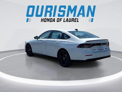 Platinum White Pearl 2026 Honda Accord Hybrid Sport-L