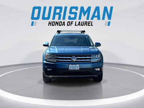 Pacific Blue Metallic 2019 Volkswagen Atlas 3.6L SE w/Technology