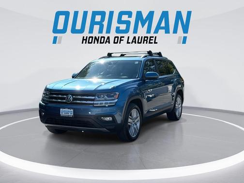 Pacific Blue Metallic 2019 Volkswagen Atlas 3.6L SE w/Technology
