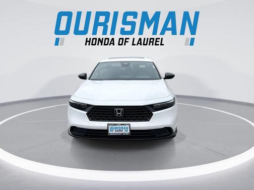 Platinum White Pearl 2026 Honda Accord Hybrid Sport-L