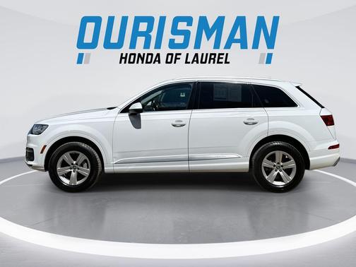 Glacier White 2019 Audi Q7 45 Premium Plus