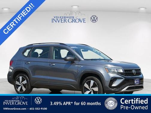 Platinum Gray Metallic 2024 Volkswagen Taos 1.5T S