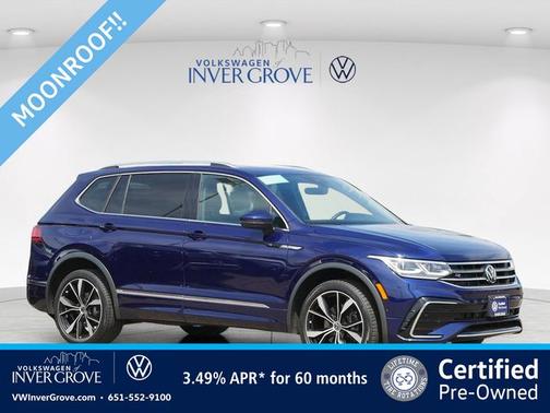 Atlantic Blue 2023 Volkswagen Tiguan 2.0T SEL R-Line