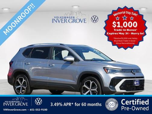 Pyrite Silver Metallic 2025 Volkswagen Taos 1.5T SEL