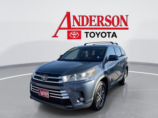 Shoreline Blue Pearl 2019 Toyota Highlander XLE