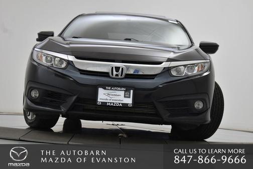 Black 2017 Honda Civic EX-L