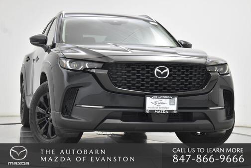 Jet Black Mica 2025 Mazda CX-50 Hybrid Preferred