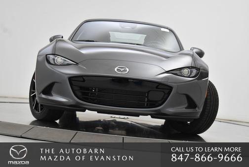 Machine Gray Metallic 2025 Mazda MX-5 Miata RF Grand Touring