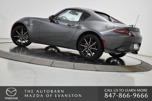 Machine Gray Metallic 2025 Mazda MX-5 Miata RF Grand Touring