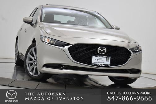 Platinum Quartz Metallic 2026 Mazda Mazda3 FWD w/Preferred Package