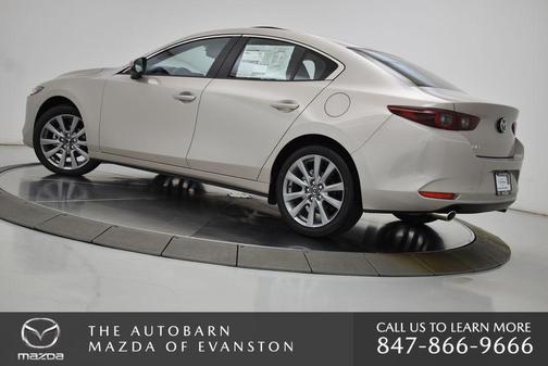 Platinum Quartz Metallic 2026 Mazda Mazda3 FWD w/Preferred Package