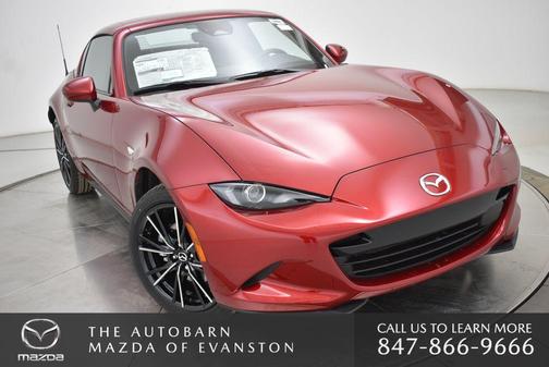 Soul Red Crystal Metallic 2025 Mazda MX-5 Miata RF Grand Touring