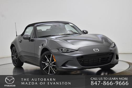Machine Gray Metallic 2026 Mazda MX-5 Miata Grand Touring