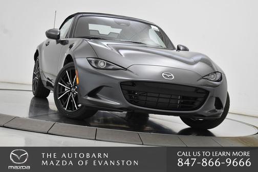 Machine Gray Metallic 2026 Mazda MX-5 Miata Grand Touring