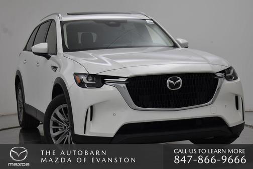 Rhodium White Premium 2025 Mazda CX-90 3.3 Turbo Preferred