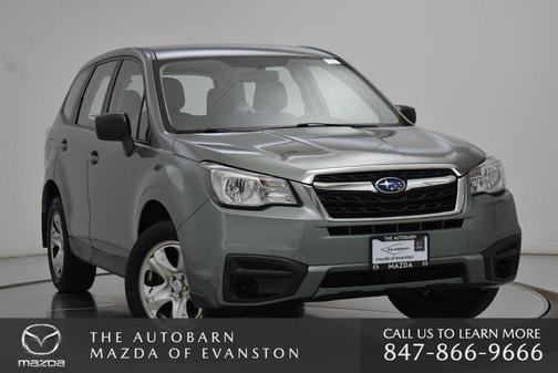 Jasmine Green Metallic 2017 Subaru Forester 2.5i
