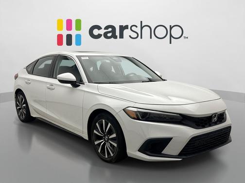Platinum White 2024 Honda Civic EX-L