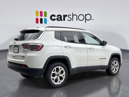 Bright White 2025 Jeep Compass Latitude