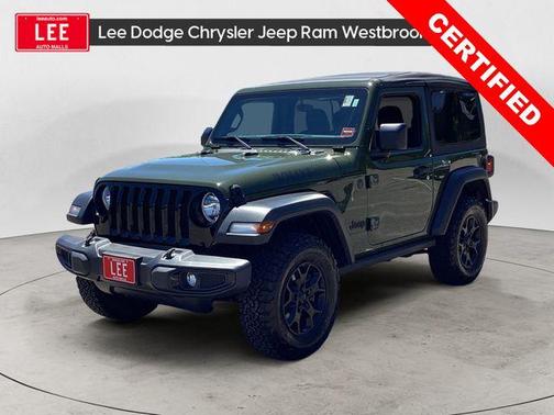 Sarge Green Clearcoat 2023 Jeep Wrangler Sport S