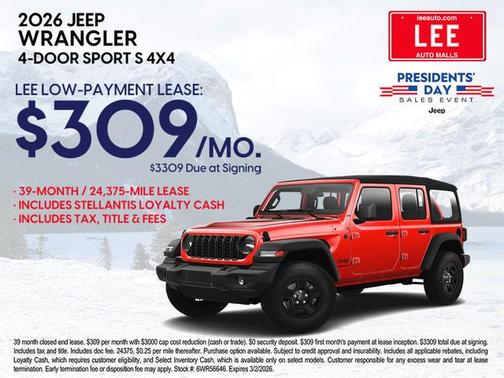 2026 Jeep Wrangler Willys