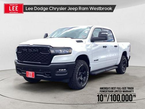 Bright White Clearcoat 2026 RAM 1500 Warlock Crew Cab 4x4 5'7' Box