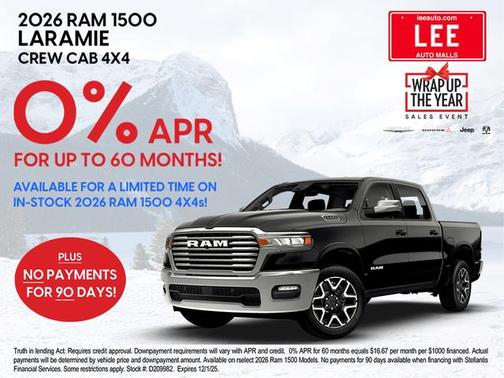 2026 RAM 1500 Big Horn/Lone Star