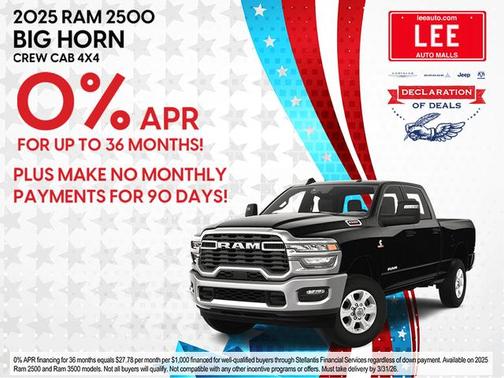 2026 RAM 2500 Tradesman Crew Cab 4x4 6'4' Box