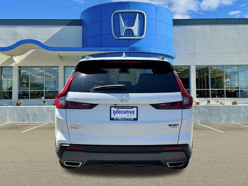 Platinum White Pearl 2025 Honda CR-V Hybrid Sport Touring AWD