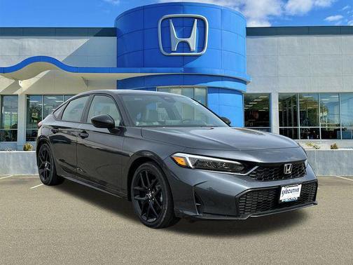 Meteorite Gray Metallic 2026 Honda Civic Hybrid Sport