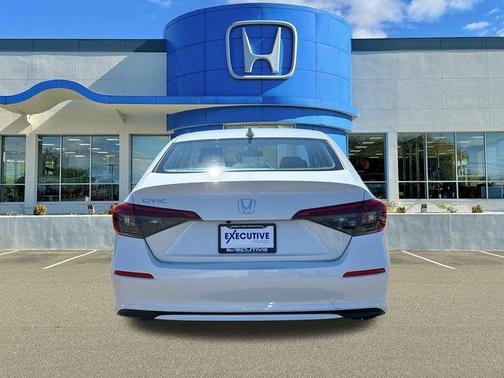 Platinum White Pearl 2023 Honda Civic EX