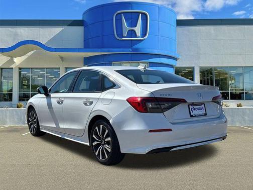 Platinum White Pearl 2023 Honda Civic EX