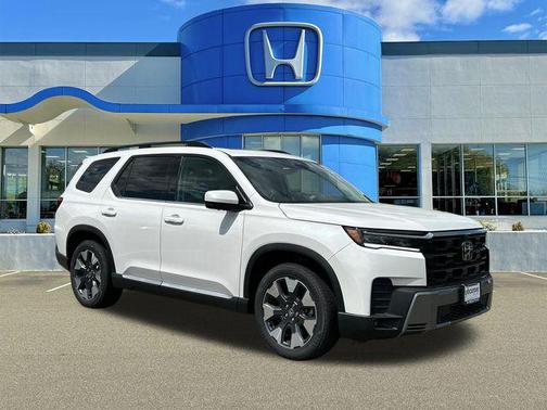 Platinum White Pearl 2026 Honda Pilot Elite