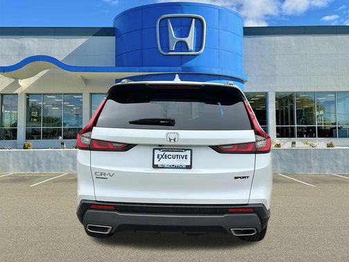 Platinum White Pearl 2023 Honda CR-V Hybrid Sport AWD