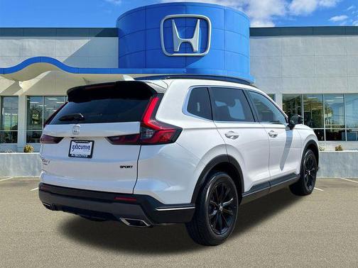 Platinum White Pearl 2025 Honda CR-V Hybrid Sport AWD