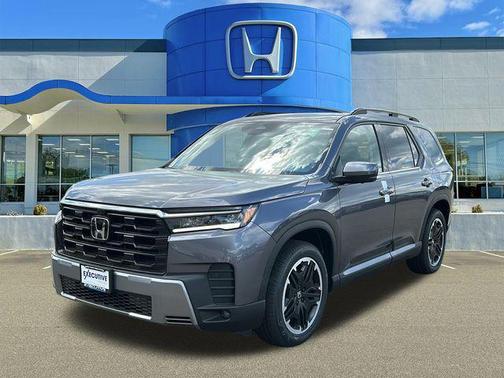 Modern Steel Metallic 2026 Honda Pilot Touring 8-Passenger